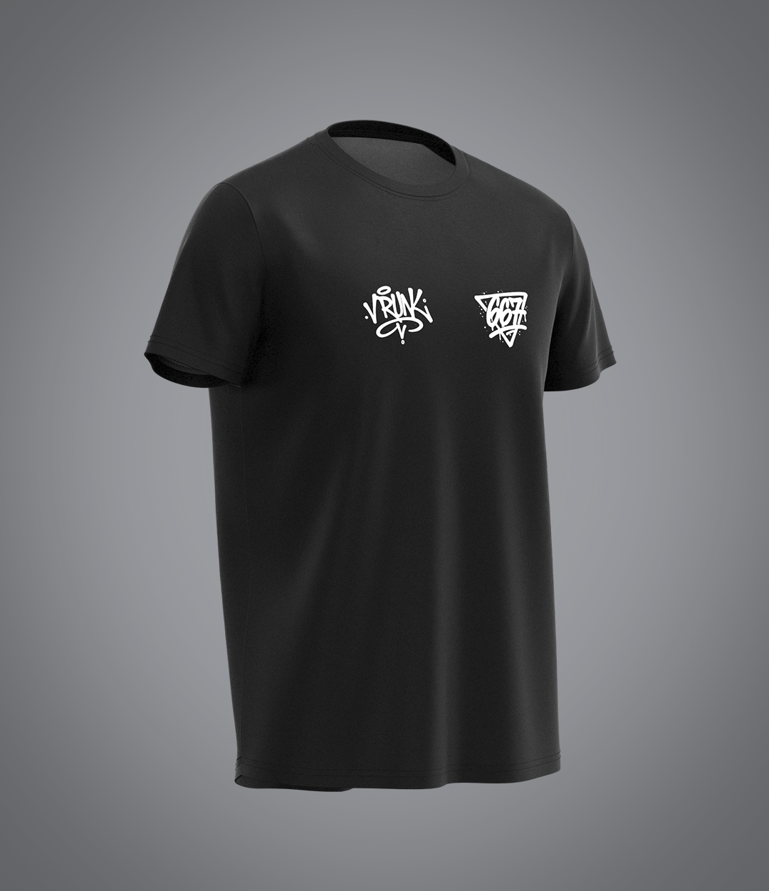 T-shirt noir VRUNK X 667