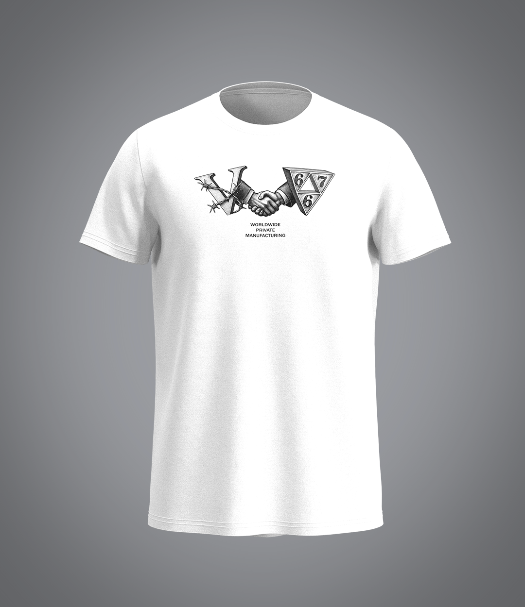 T-shirt blanc VRUNK X 667
