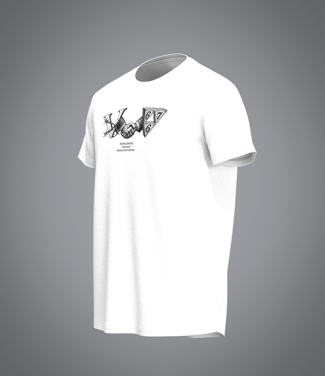 T-shirt blanc VRUNK X 667