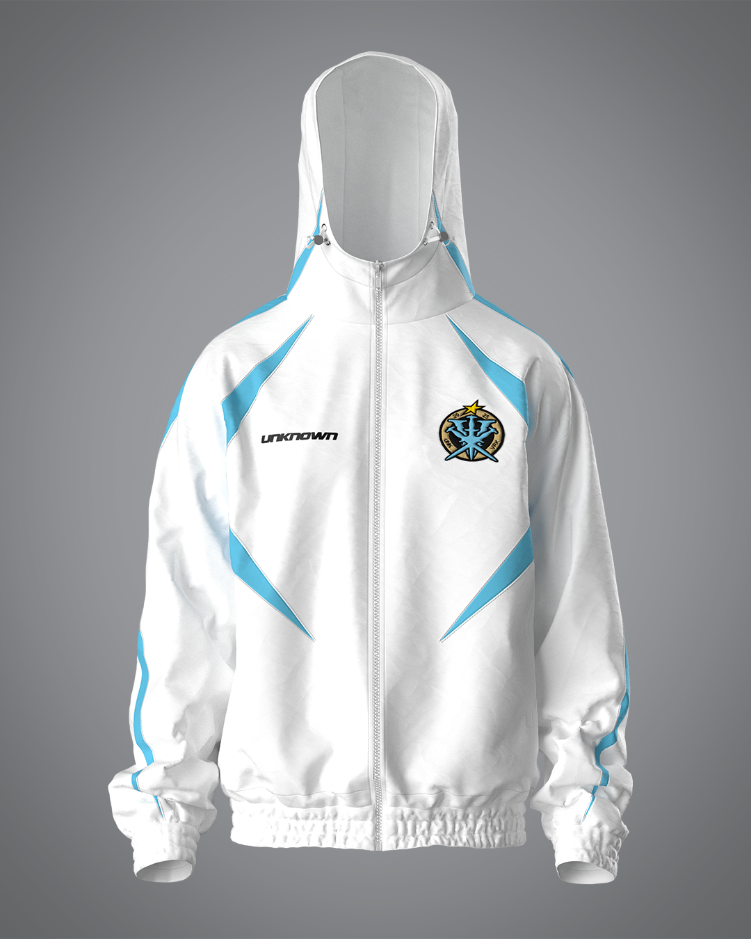 VRUNK X UNKNOWN - TRACK TOP WHITE