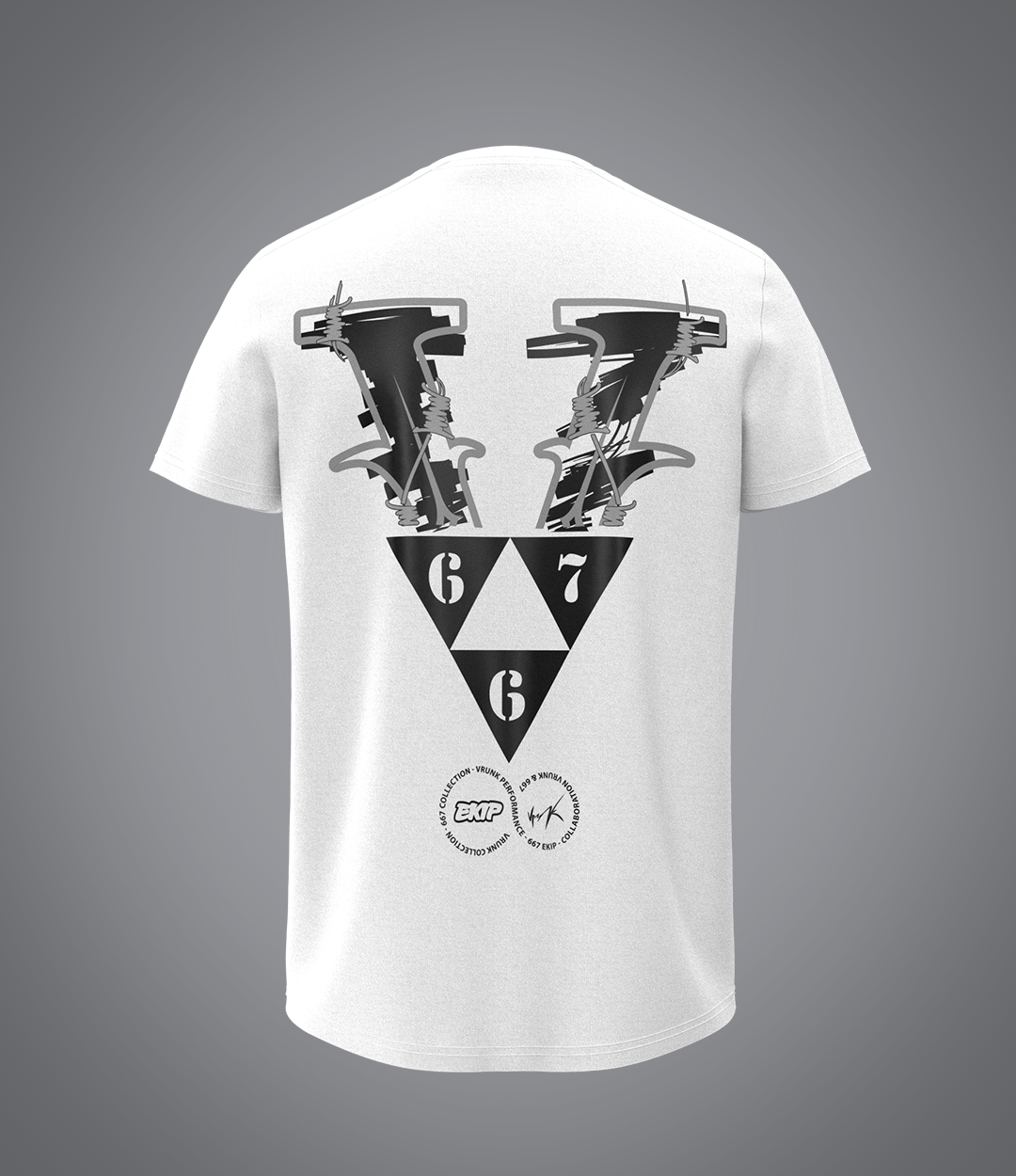 T-shirt blanc VRUNK X 667