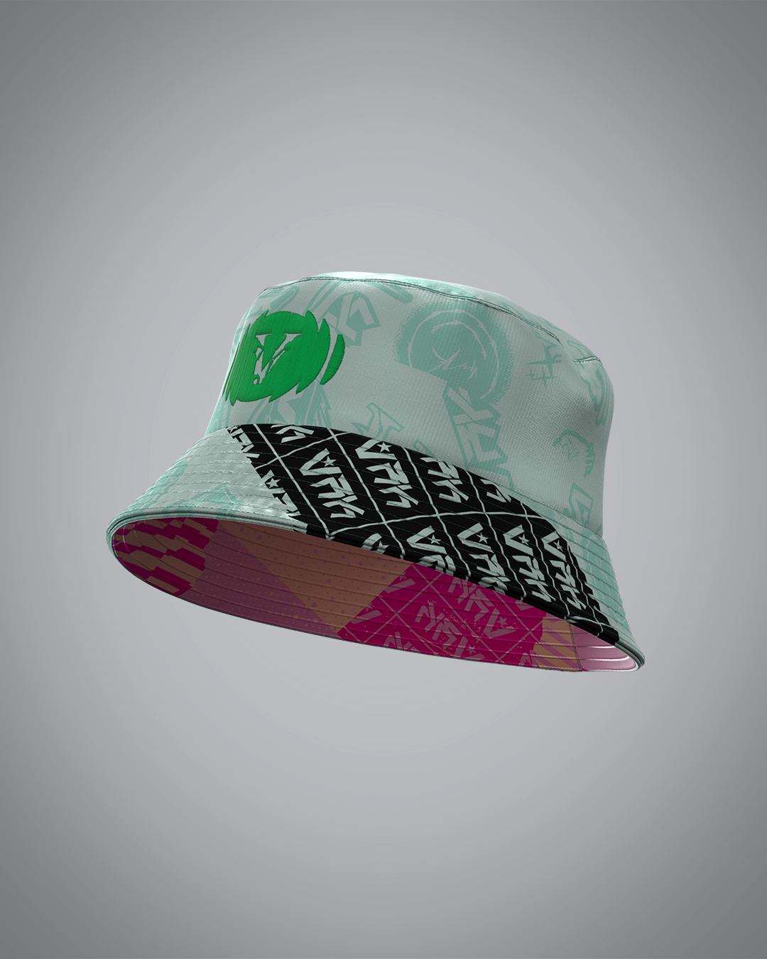 Bob Double face Pink Forest